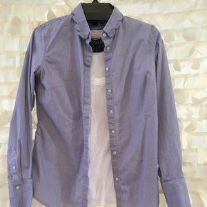 Banana Republic Button Down Shirt, Scallop Details